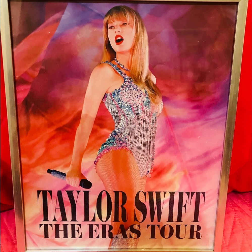 Taylor Swift The Eras Tour Art Poster - Multicolor